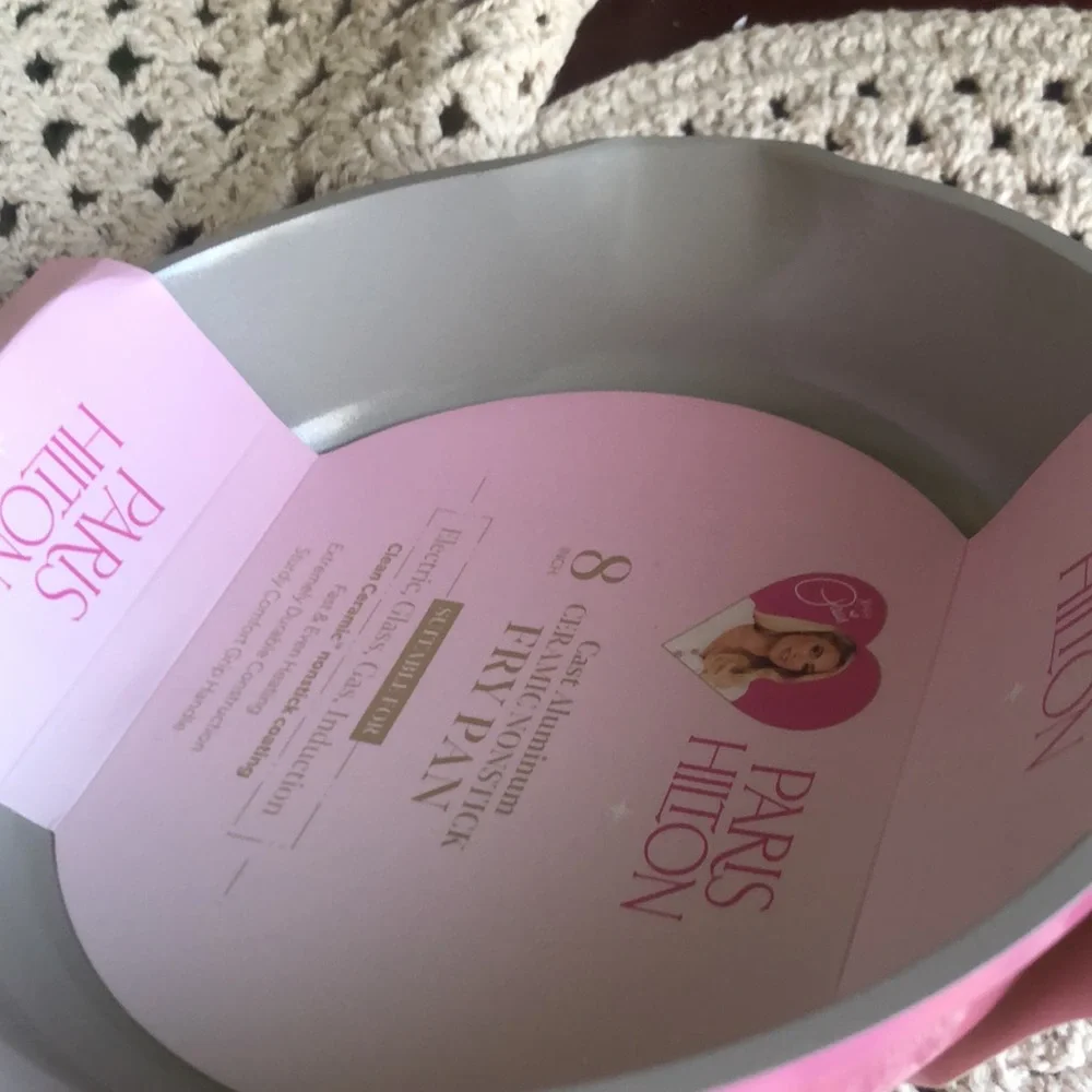 Paris Hilton Pink 8” Fry Pan Ceramic Nonstick